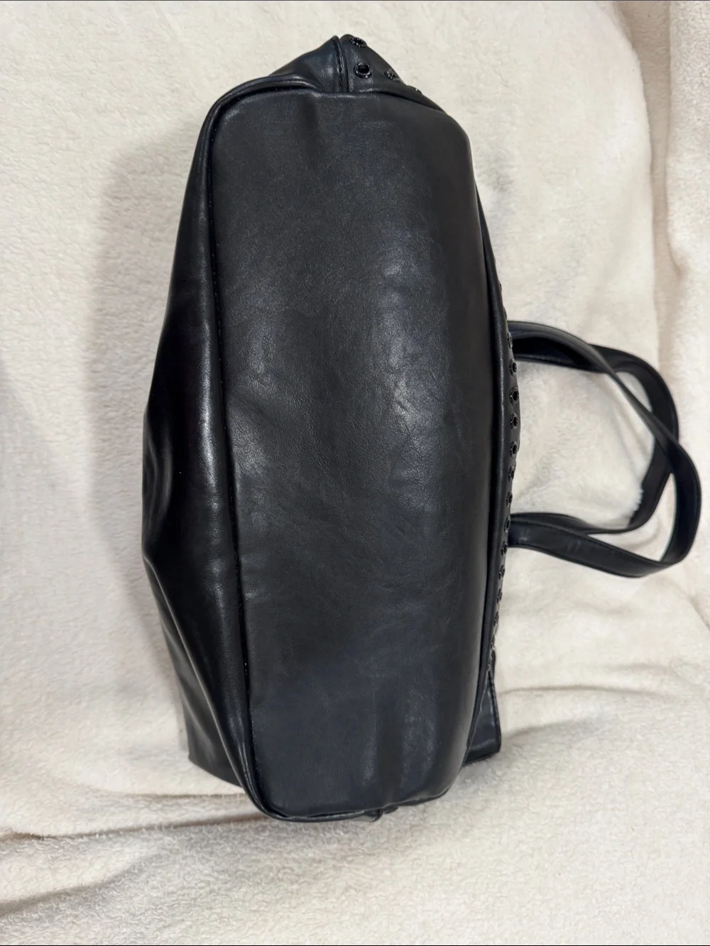 Black Studded Tote Bag - Classic Everyday Carry